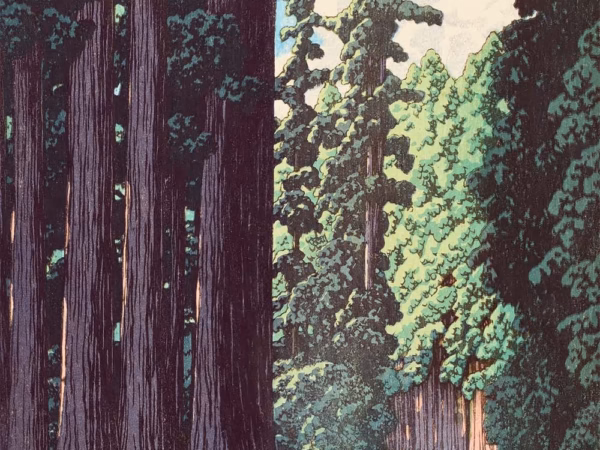‘The Road to Nikko’, Hasui Kawase, woodblock print, 1930.