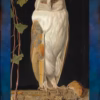 Owl Greetings Card: ‘The White Owl’, William James Webbe, oil on canvas, 1856.