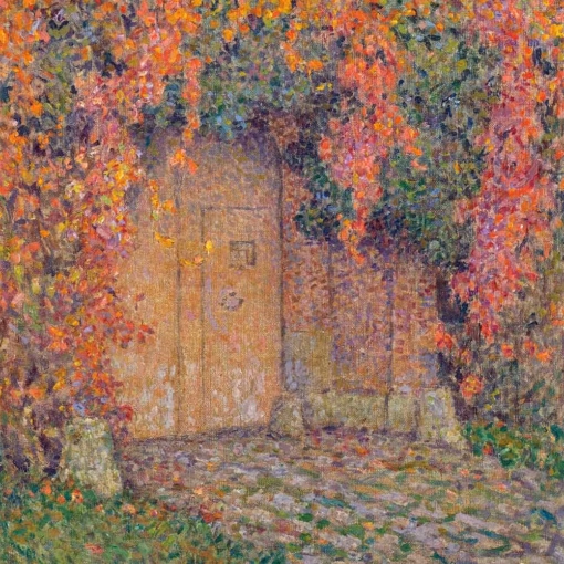 Detail from ‘La Portail’ Henri Le Sidaner, oil on canvas, 1923.