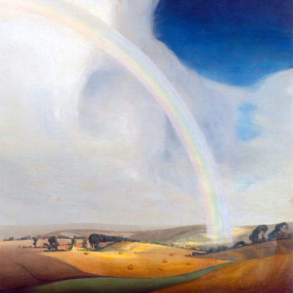 ‘The Rainbow’ Valerius De Saedeleer, oil on canvas, 1930.