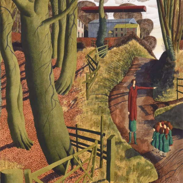 ‘The Pride of Miss Dorothy Fagence’ Simon Palmer, ink, watercolour and gouache.