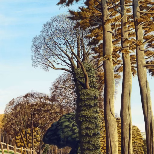 ‘The Red Kite’ Simon Palmer, ink, watercolour and gouache.
