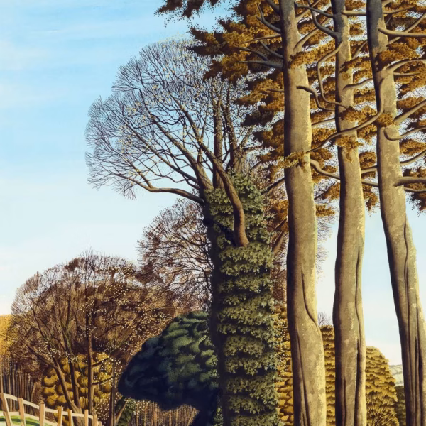 ‘The Red Kite’ Simon Palmer, ink, watercolour and gouache.