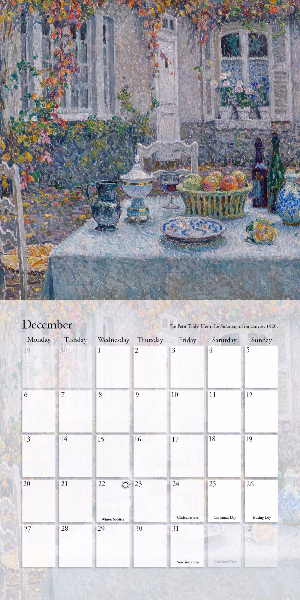 The Rather Good Garden Art Calendar 2027.