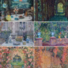 The Henri Le Sidaner Garden Portals Postcard Collection.