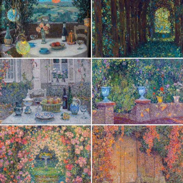 The Henri Le Sidaner Garden Portals Postcard Collection.