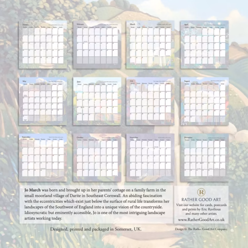The Jo March Calendar 2027.