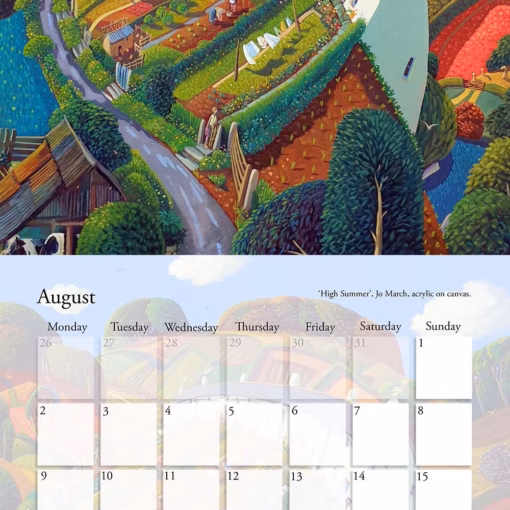 The Jo March Calendar 2027 - August.