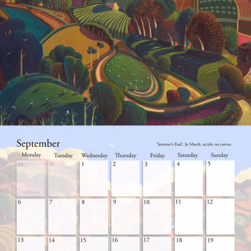 The Jo March Calendar 2027 - September.