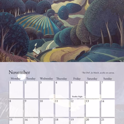 The Jo March Calendar 2027 - November.