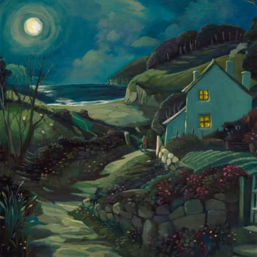 ‘The Path to the Strand’ Jo March, acrylic on canvas.