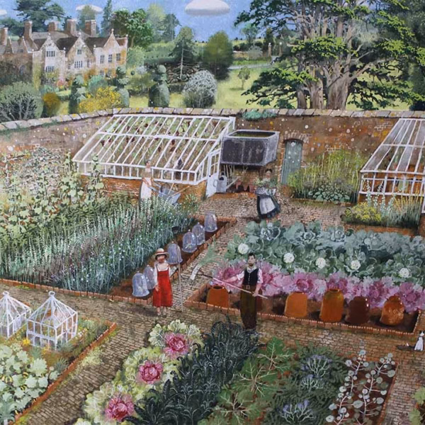 Richard Adams 'Glass Houses' Greetings Card.