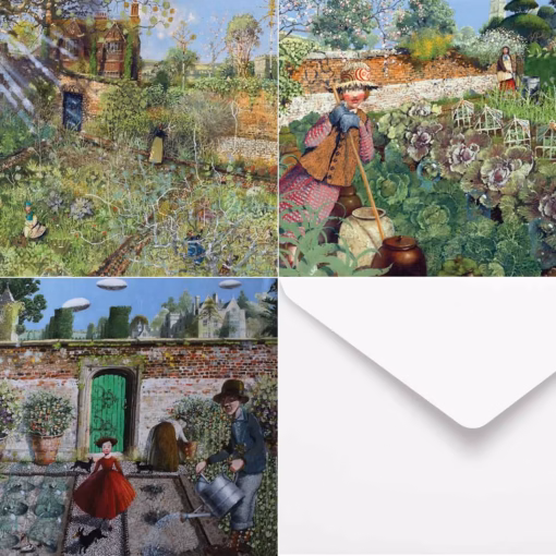 Richard Adams Greetings Cards: The Glorious Gardens Greetings Card Collection No. 2.