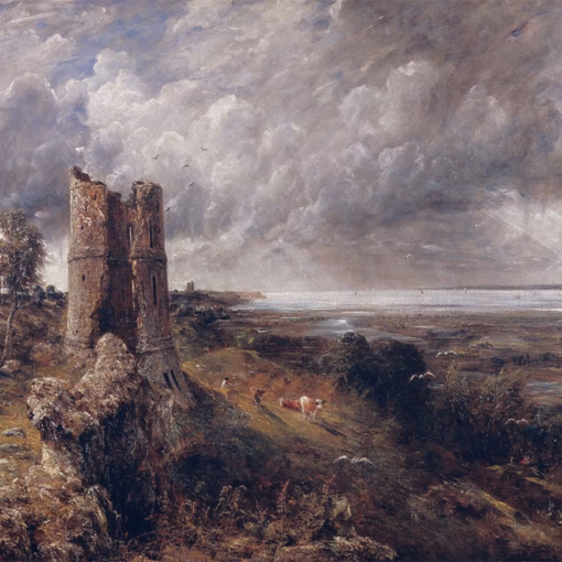 ‘Hadleigh Castle’, John Constable, oil on canvas, 1829.