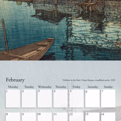 The Hasui Kawase Calendar 2027.