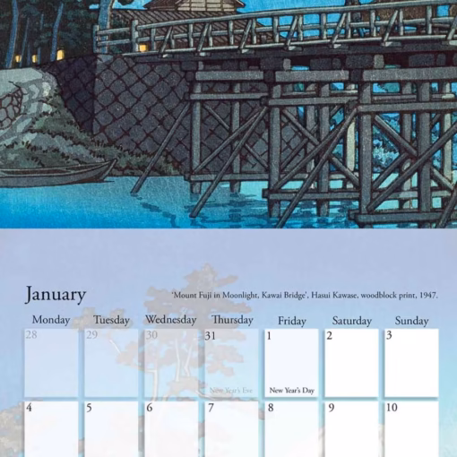 The Hasui Kawase Calendar 2027.