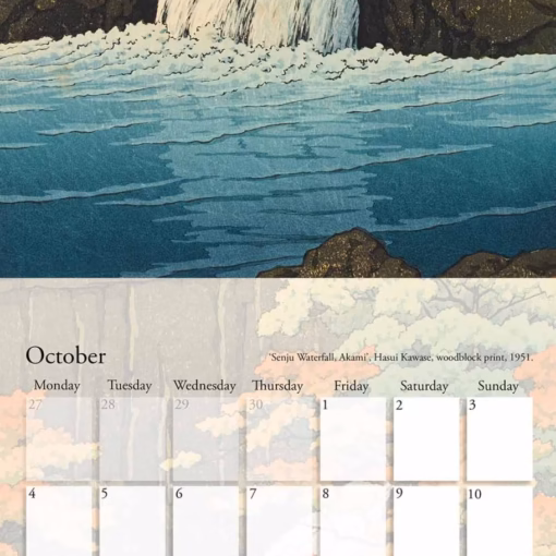 The Hasui Kawase Calendar 2027.