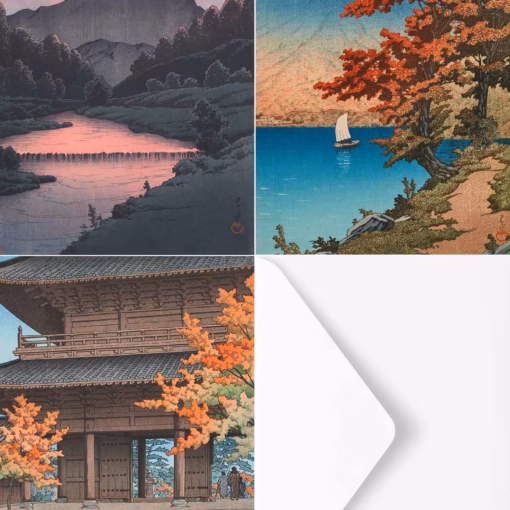 The Hasui Kawase Greetings Card Collection No. 4.