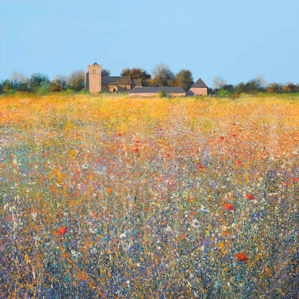 ‘Glorious Hamsey’, Paul Evans, acrylic on canvas, 2024.