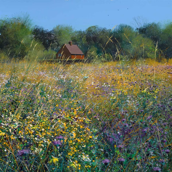 ‘Summertime’, Paul Evans, acrylic on canvas, 2023.