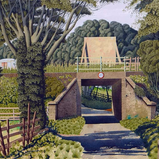 ‘The Branch Line Railway Restoration’ Simon Palmer, watercolour, gouache and ink.