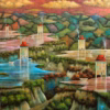 ‘Safe’ Adrian Sykes, oil and mixed media on board.