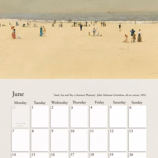 The John Atkinson Grimshaw Calendar 2027 - June.