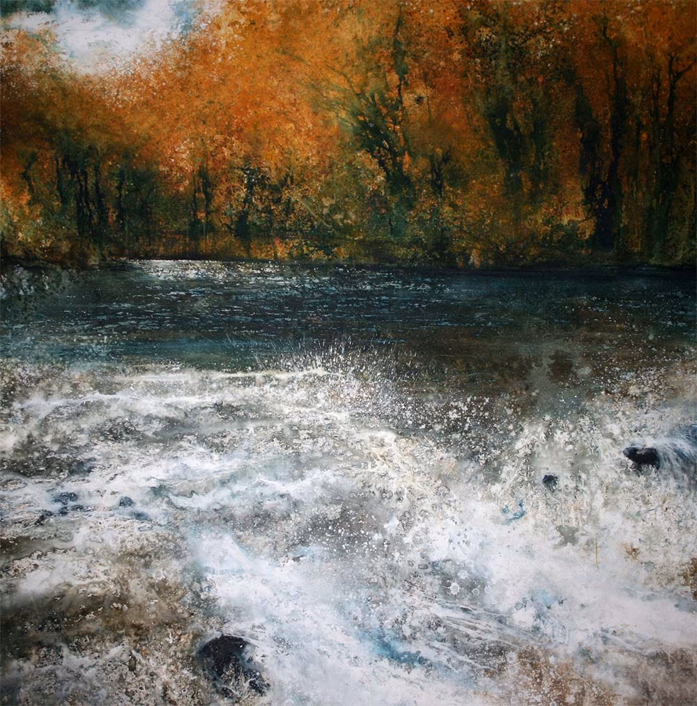 ‘This Big Wild River’ Stewart Edmondson, mixed media, 2026.